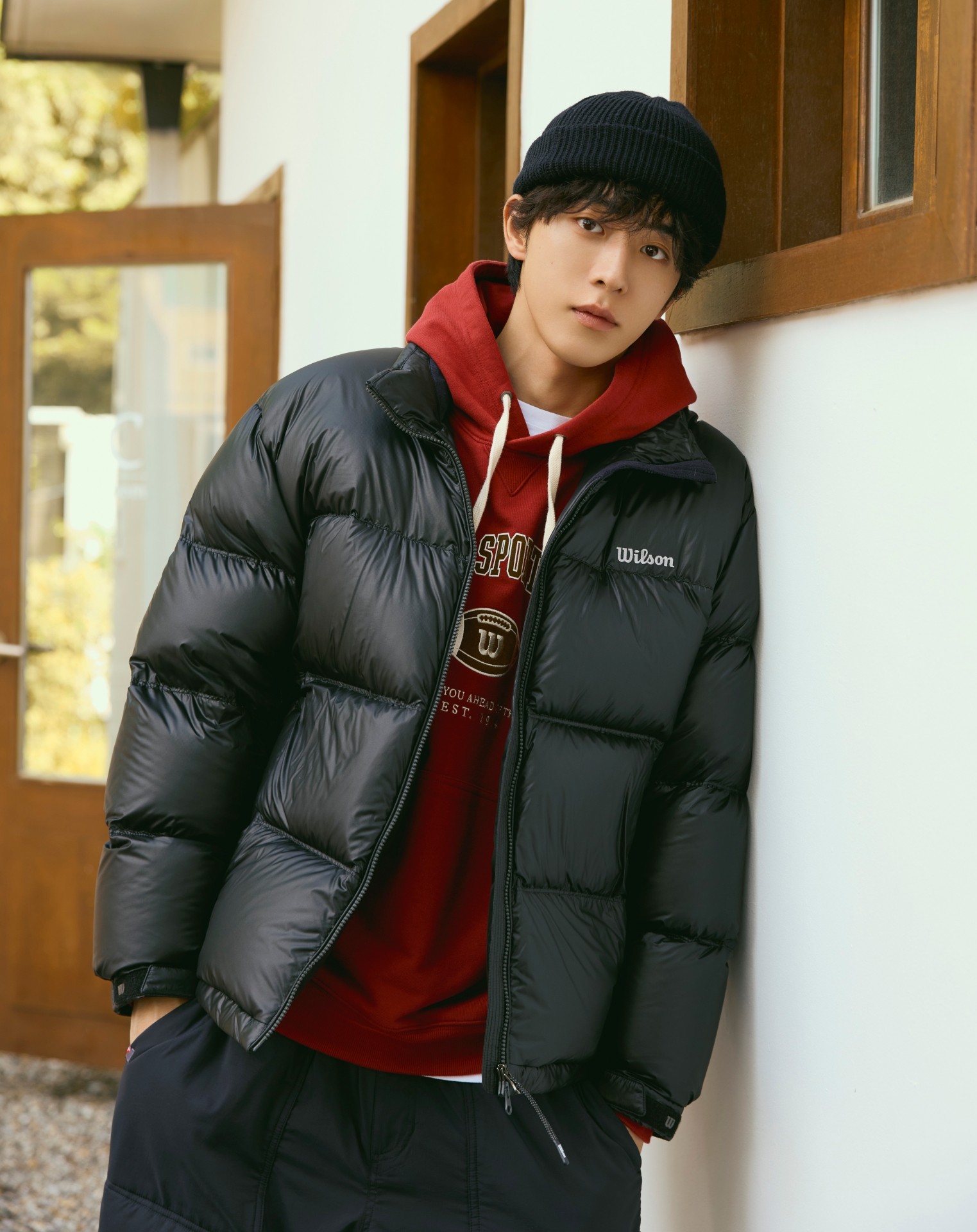 윌슨, 남주혁과 '에이스 다운'으로 겨울 아우터 마케팅 스타트 984-Image